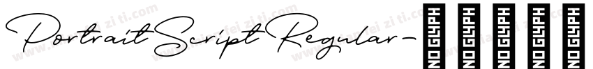 Portrait Script Regular字体转换